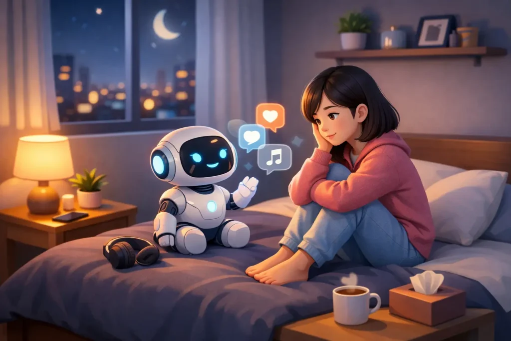 혼자 있을 때 AI 친구, 진짜 위로가 될까