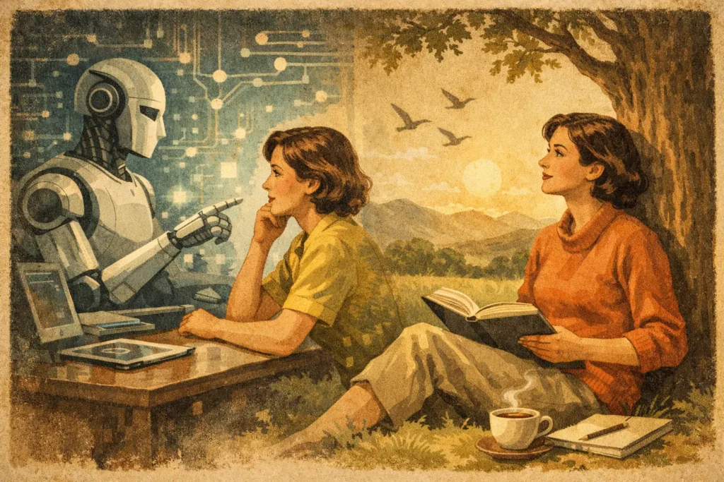 AI に依存しすぎない 方法を身につけて、ひとりの時間を自分の力に戻す7つの習慣