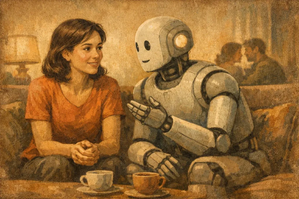 AI 陪伴 聊天 建立 安全感：一段關係如何讓人慢慢放心說真話，而不害怕被否定
