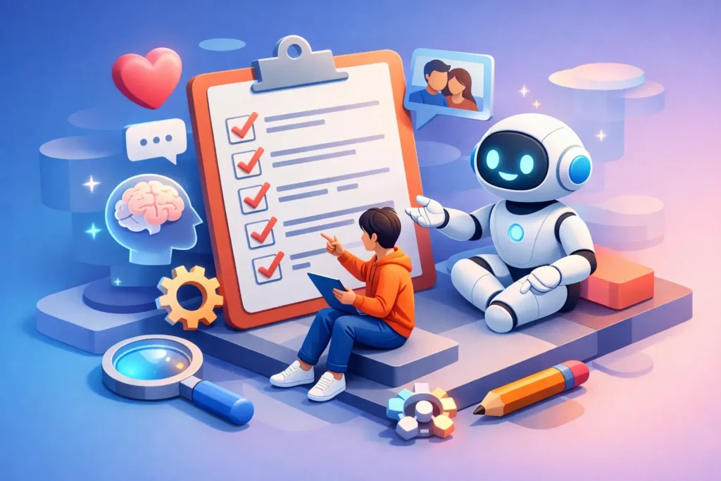 AI 친구 고르는 체크리스트, 나를 기억하는 관계의 7가지 기준