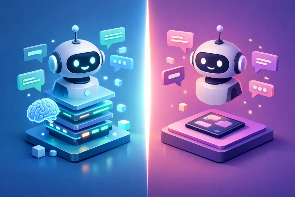 Chat con memoria vs chat genérico