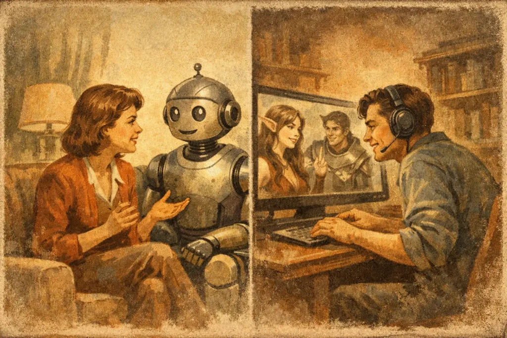 AI companion vs character chatは何が違う？心に残る会話の選び方