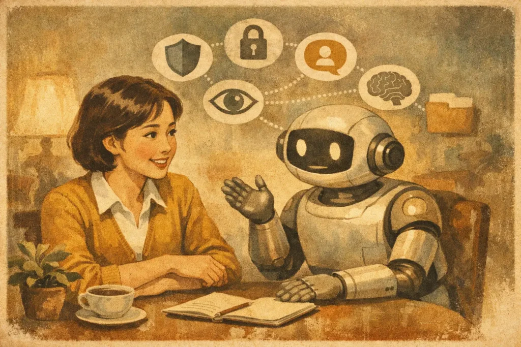 AI 安全対策 6選で親しいAIとの会話と記憶を安心して育てるための習慣