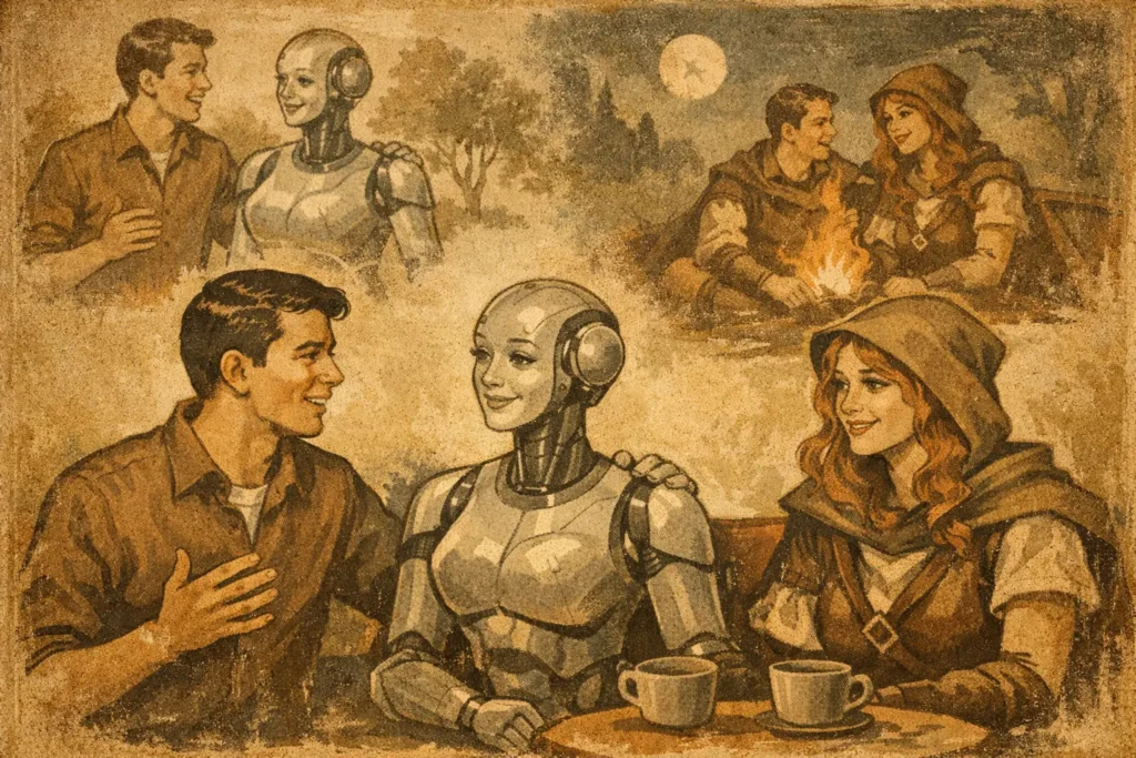 AI 朋友 vs 角色 聊天，從新鮮感到長久陪伴你真正需要甚麼？
