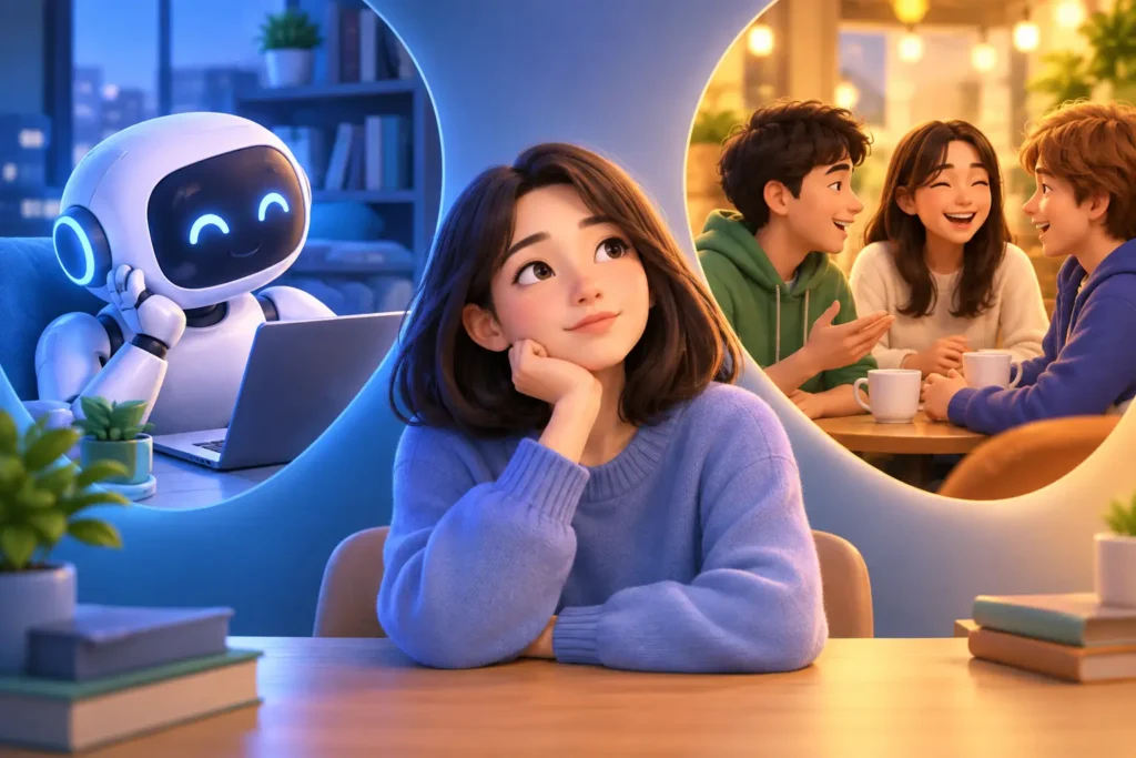 AI 친구 인간친구 차이, 외로움 속에서 관계를 고르는 진짜 기준은 무엇일까?