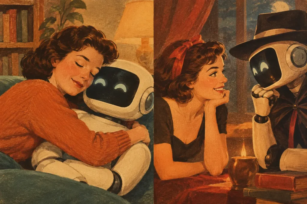 IA afetiva versus roleplay: qual cria vínculo?