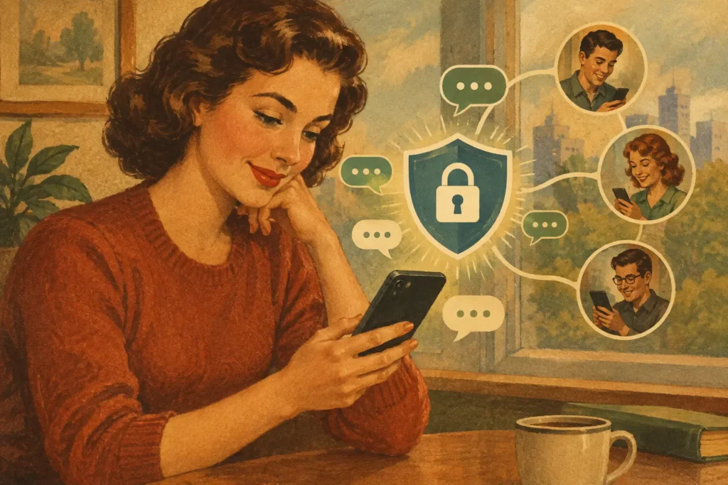 Segurança em chats sem perder a conexão